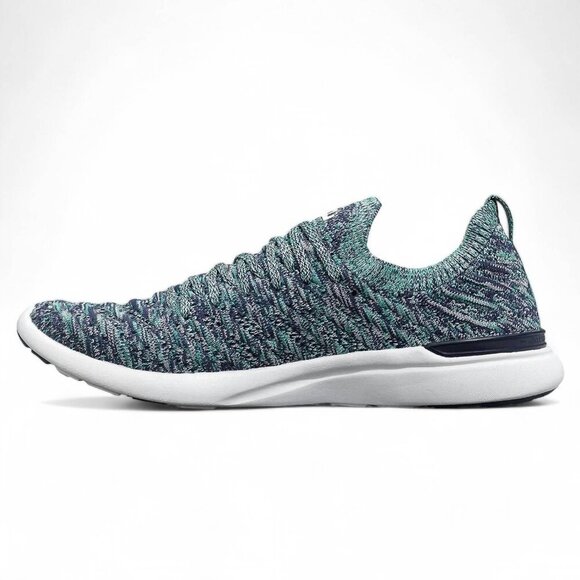 APL Women Techloom Wave Sneaker Size 6.5 Indigo Tropical Green Melange Comfort - Picture 1 of 8